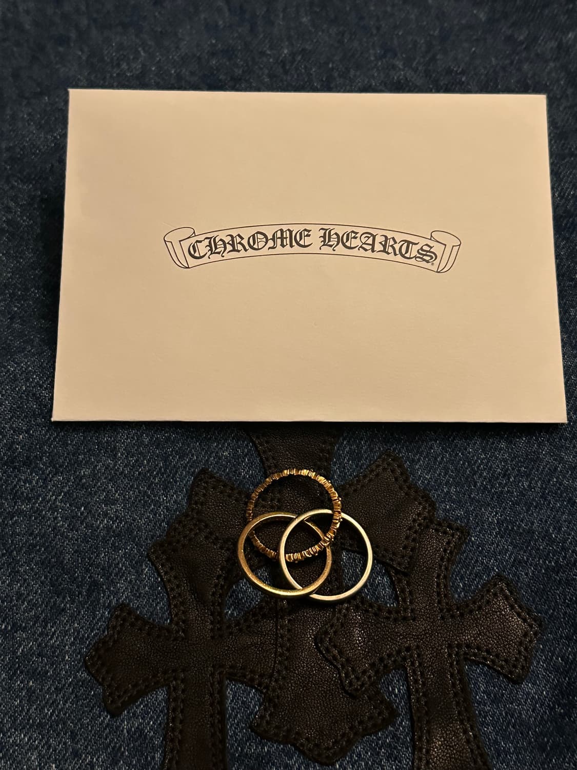 크롬하츠 22k 골드 타이니 트리플 밴드 링 상품이미지4