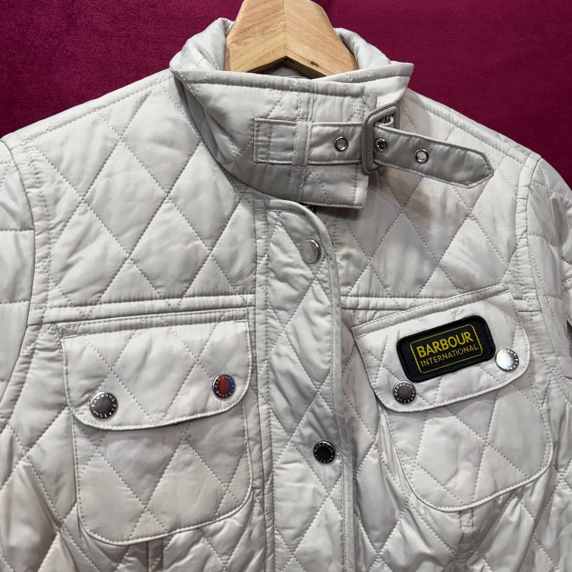 바버 우먼스 인터네셔널 퀼팅 자켓 (M)   상품이미지3