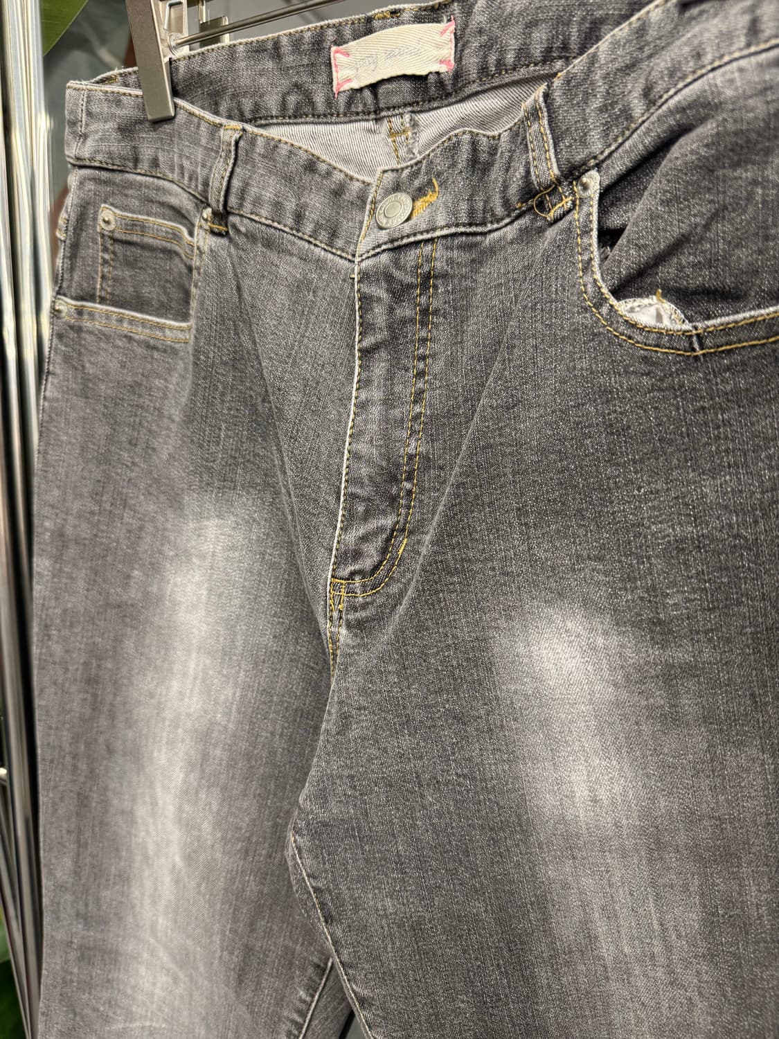 japanese vintage 그레이 부츠컷 데님 상품이미지2
