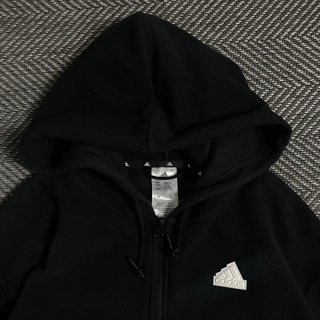 아디다스 신형 퓨쳐 아이콘 플리스 후드 집업o 4823 상품이미지5