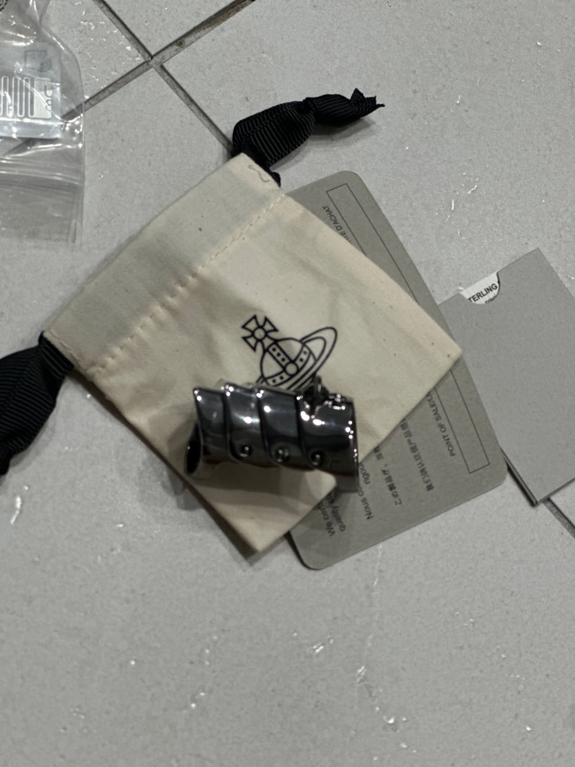 비비안웨스트우드 아머링 건메탈 L 상품이미지5