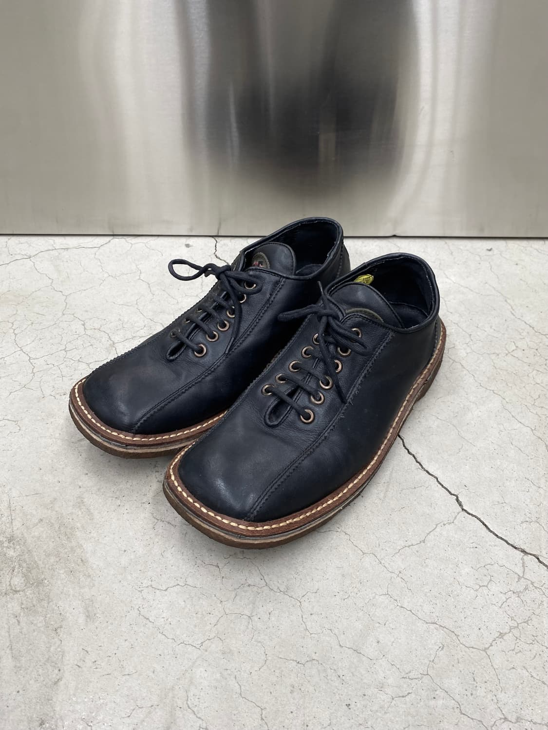 장폴고티에 JPG 스퀘어 토 레더 슈즈 상품이미지1