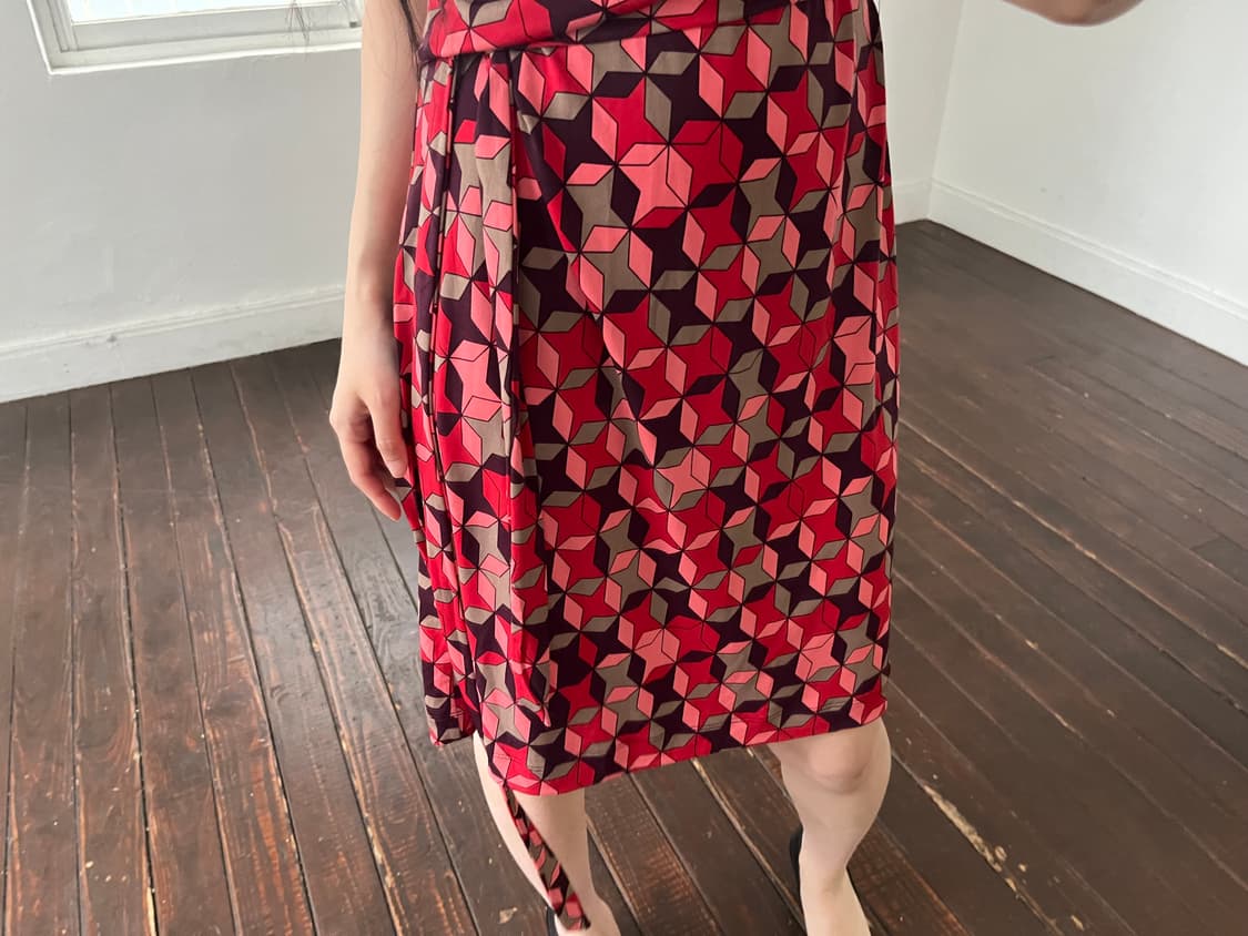 기하학 패턴 드레스 상품이미지3