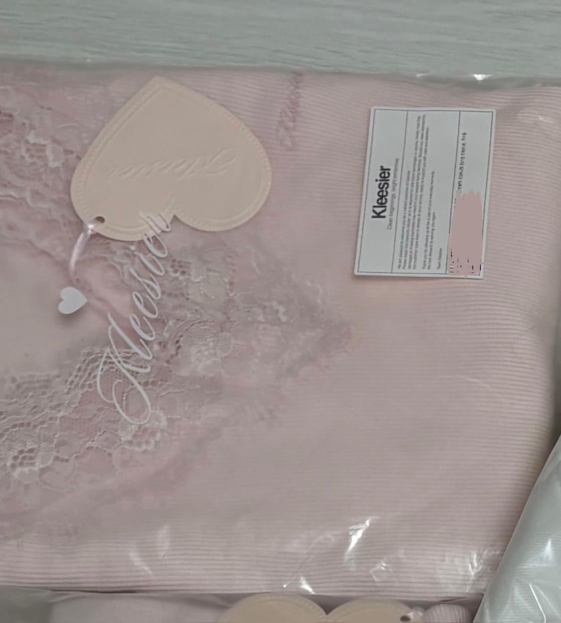 (새상품) 클리시어 크림 도넛 롱슬리브 핑크 상품이미지2