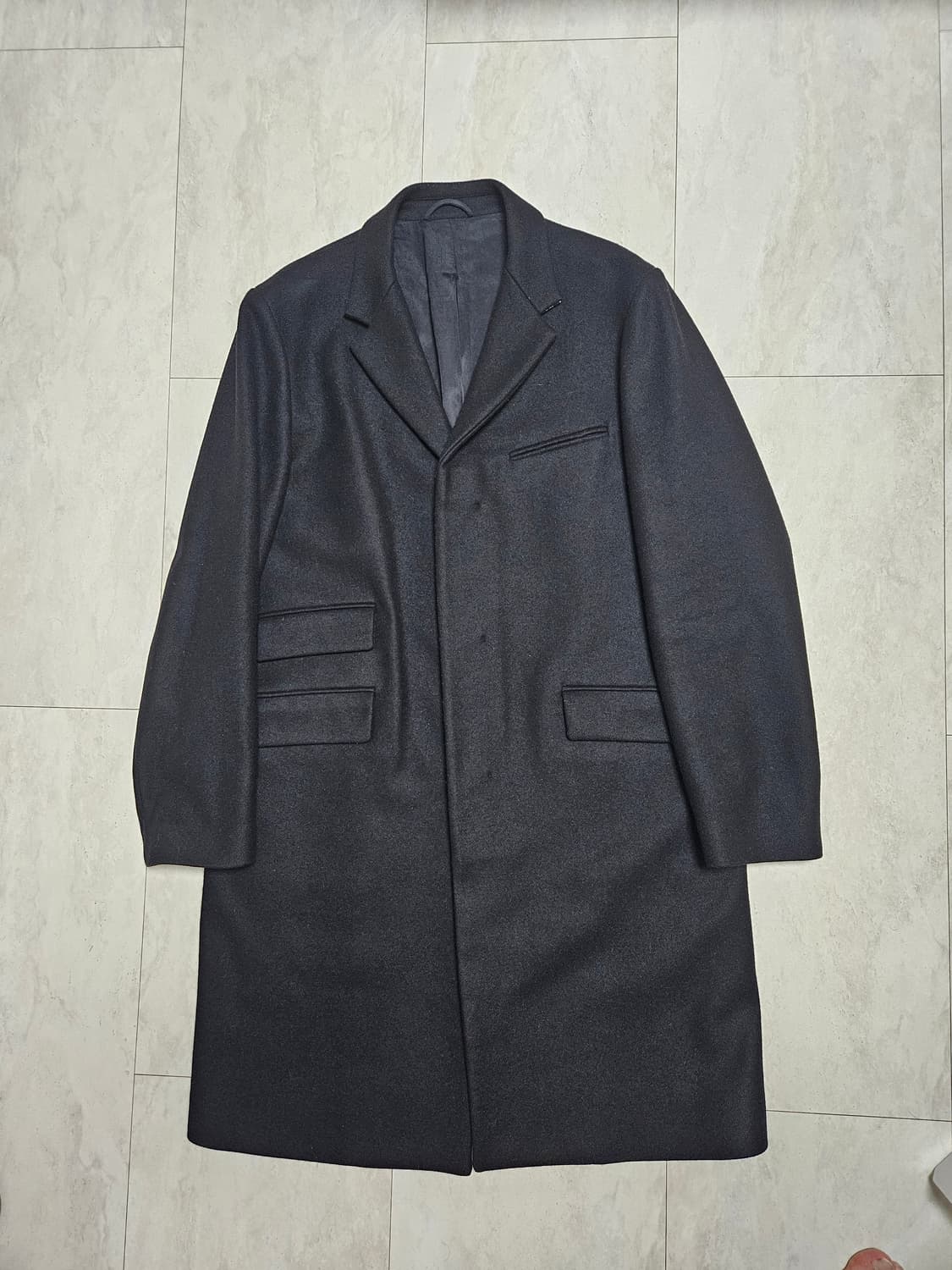 [M] 마르니 블랙 울 코트 상품이미지1