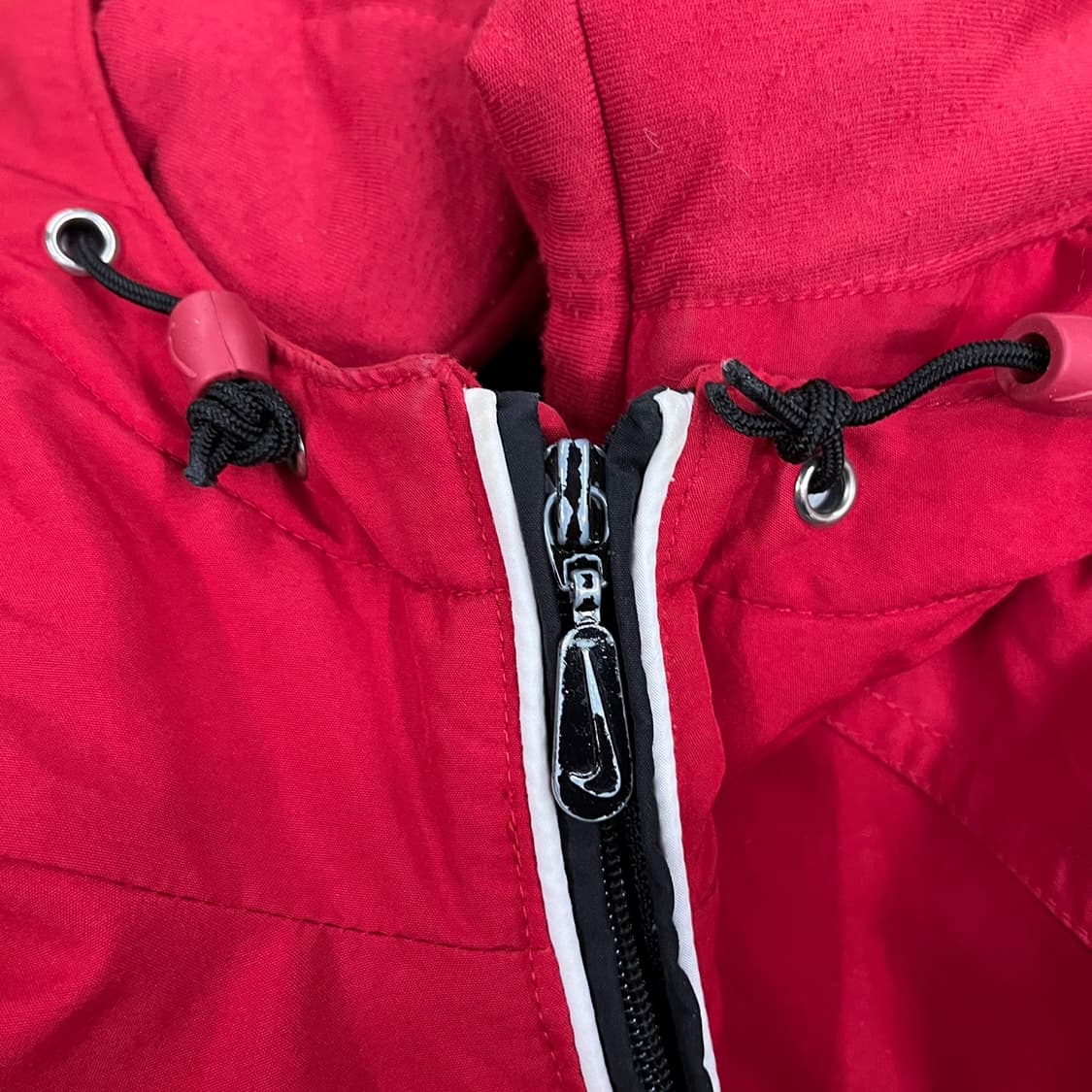 [정품/L] 나이키 레드 바람막이 후드 자켓 b18 상품이미지7