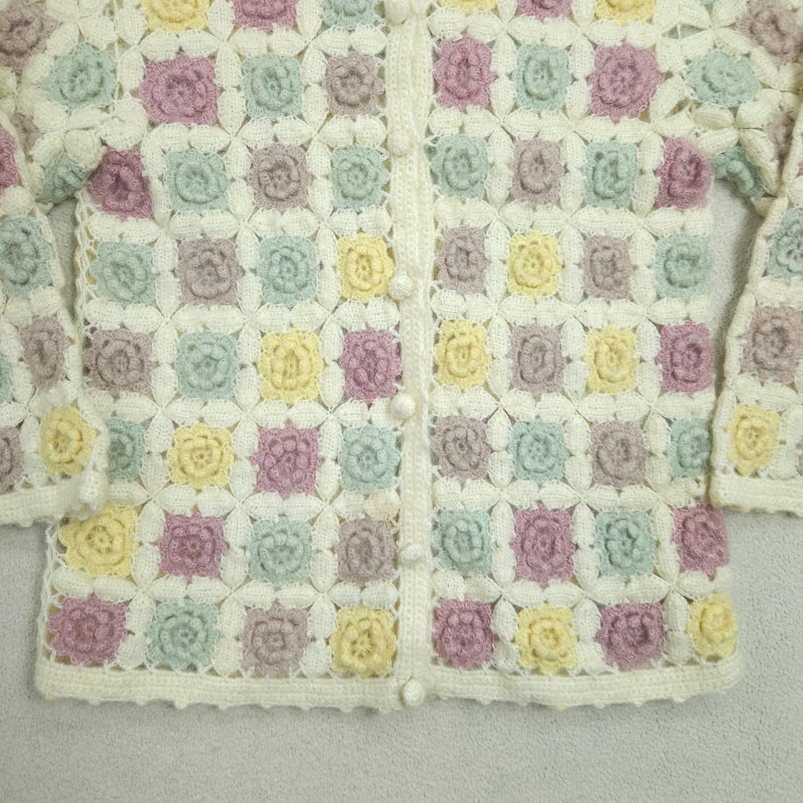 빈티지 플라워 가디건 상품이미지5