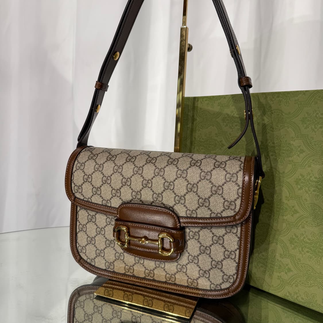 구찌 홀스빗 1955 숄더 크로스백 상품이미지4