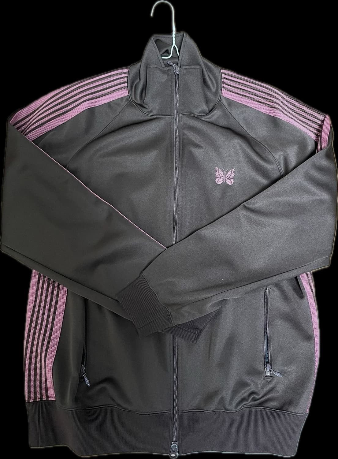 니들스 트랙자켓 브라운 핑크 상품이미지1