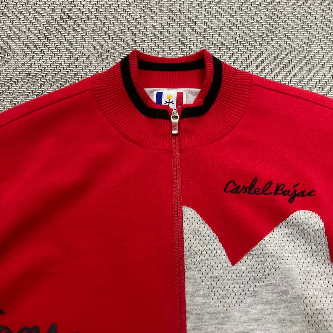 (100)까스텔바작 방풍 니트집업 상품이미지3