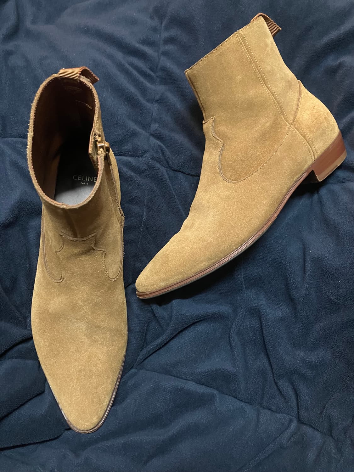 Celine 셀린 - 19ss 자크노 스웨이드 웨스턴 부츠 상품이미지1