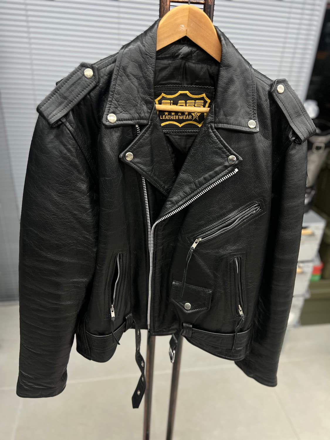 소가죽 더블라이더자켓 100 상품이미지3