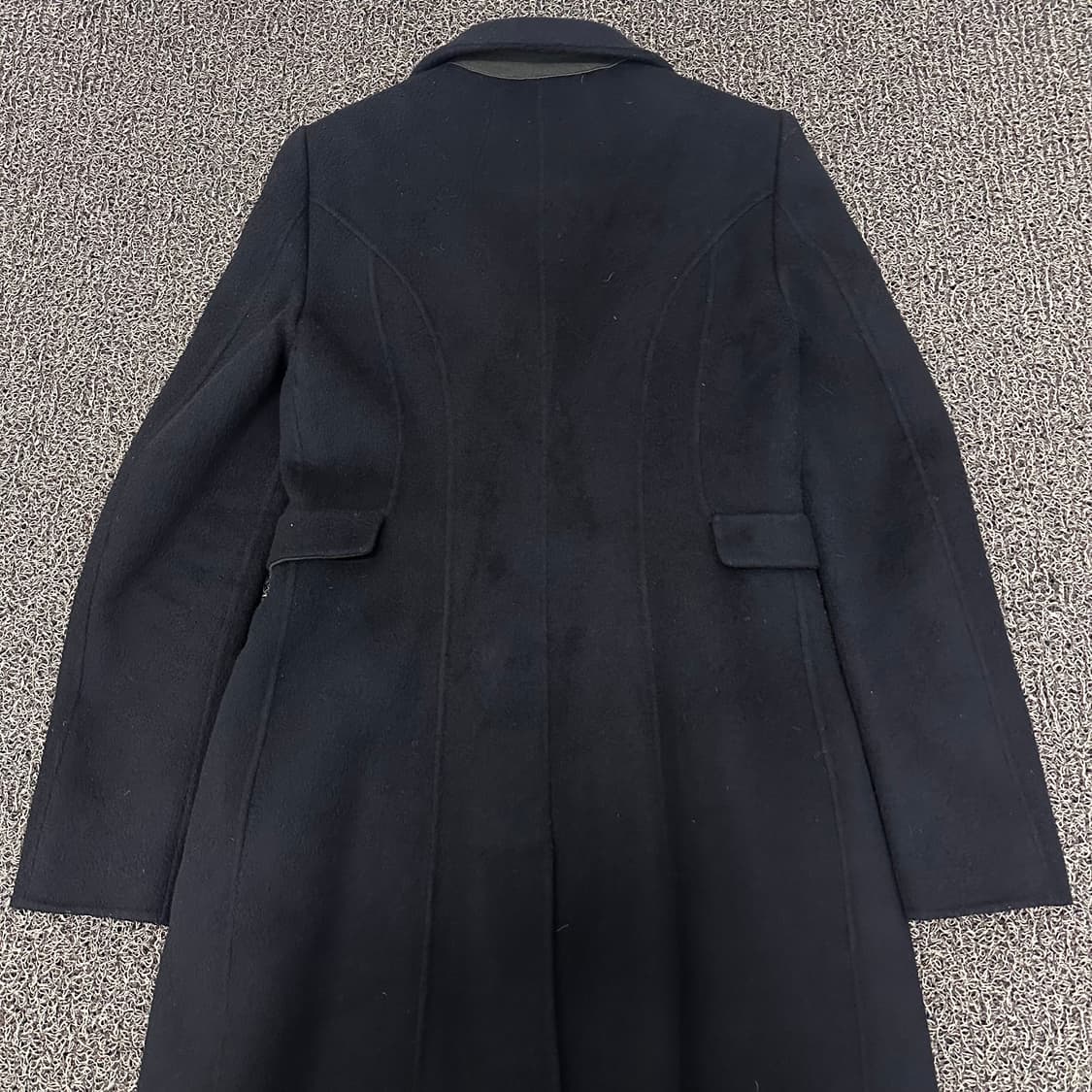 SYSTEM 시스템 한섬 여성 양모 캐시미어 롱 코트 블랙 상품이미지6