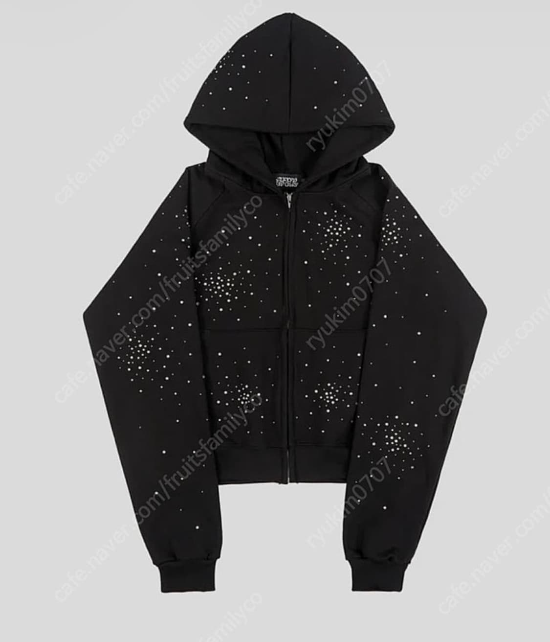 선데이오프클럽 집업 Firework Rhinestone Heavy Ter 상품이미지1