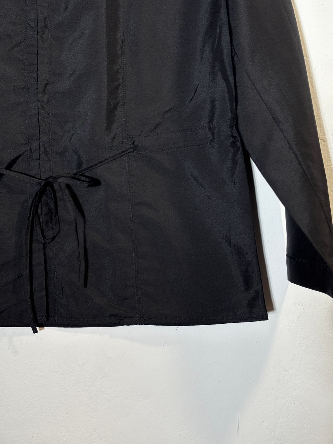 Comme Ca du Mode Black Silk Top 상품이미지3