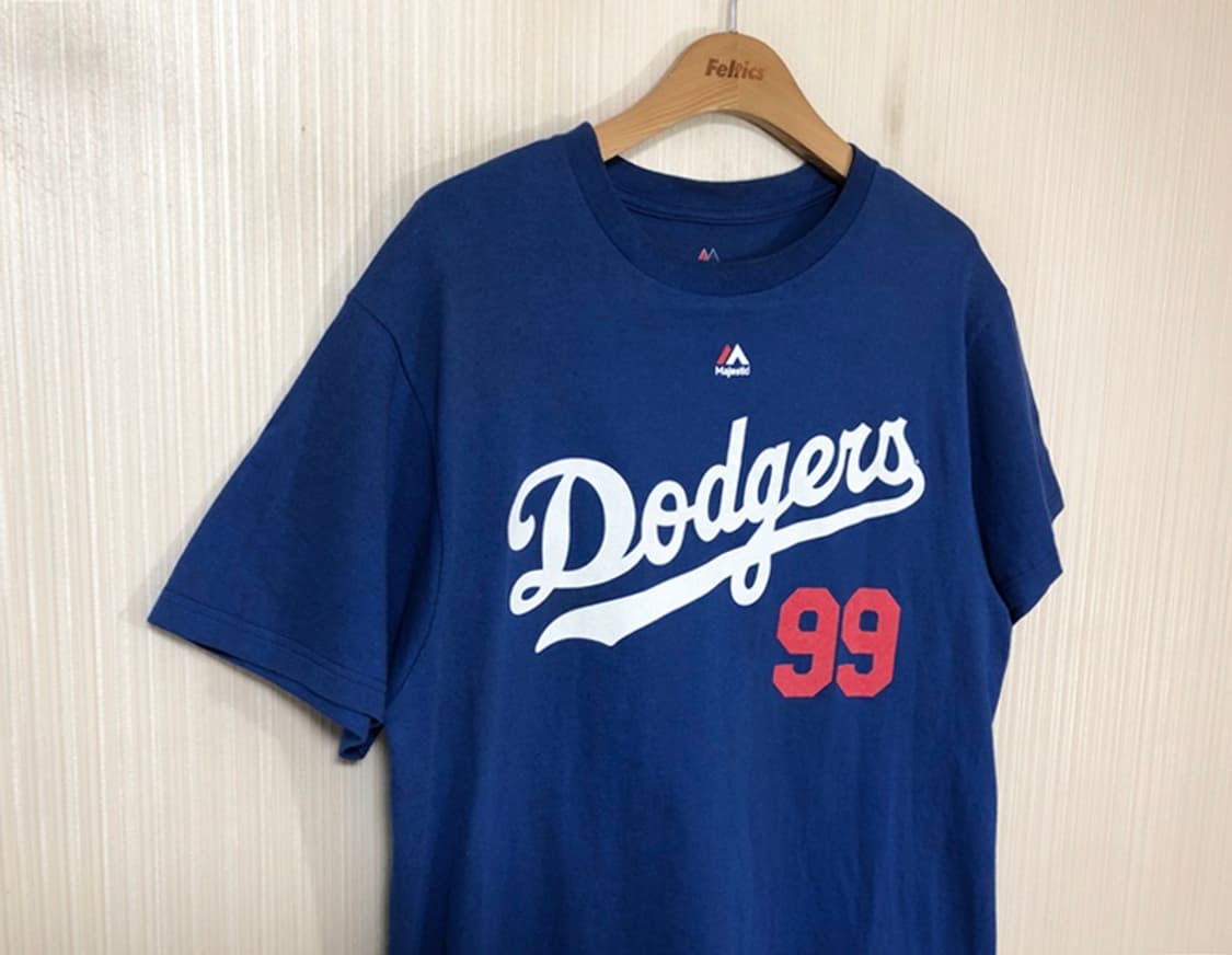MLB 마제스틱 LA다져스 플레이어티셔츠 M #99 류현진 상품이미지6