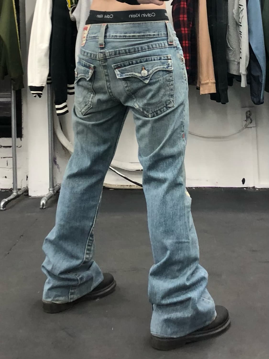 트루릴리전 부츠컷 데님팬츠 상품이미지5