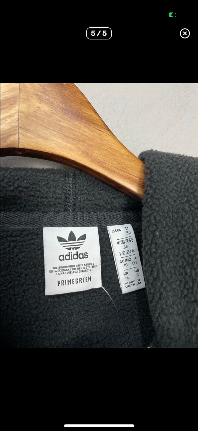 아디다스 플리스 크롭 풀집업 A3182 상품이미지5