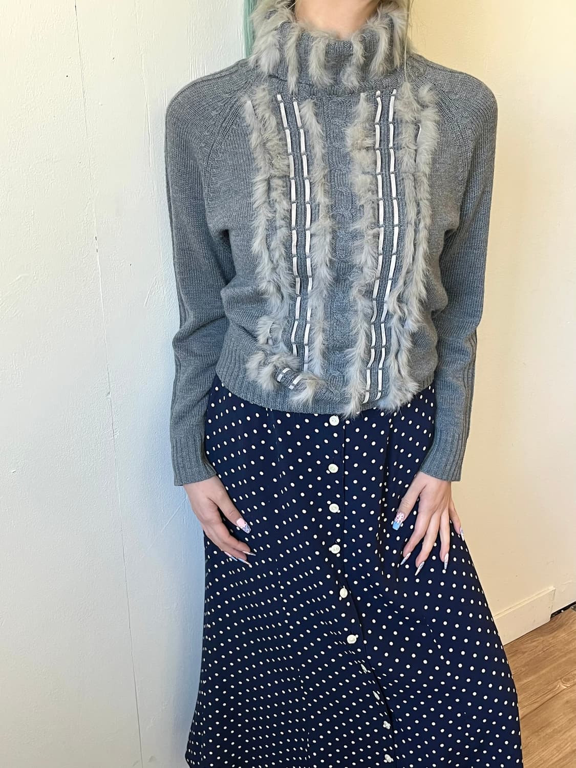 Cetus 그레이 퍼 터틀넥 상품이미지4