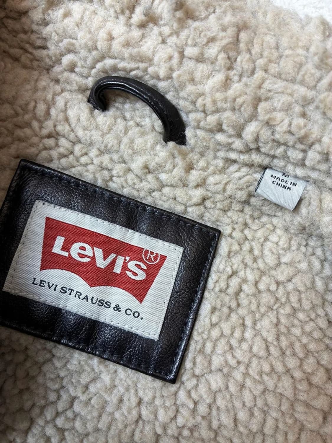 리바이스 20ss 쉐르파 가죽 봄버 자켓 PN7422 상품이미지9