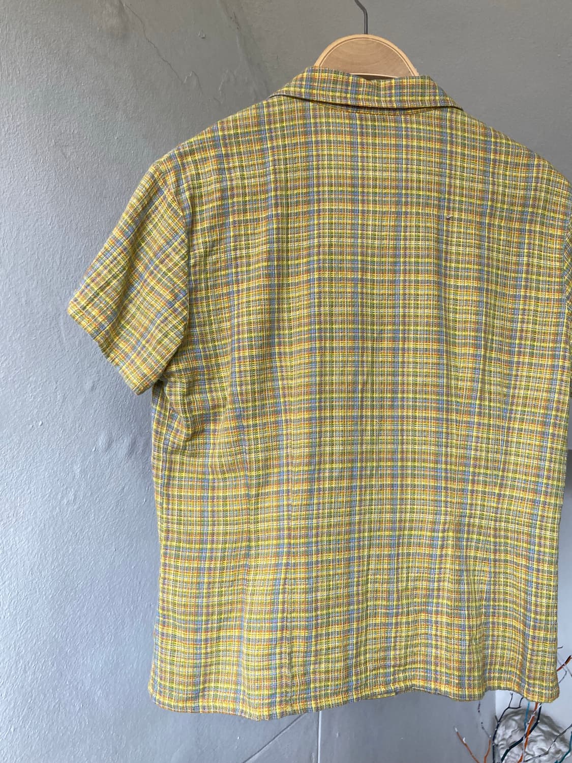 y2k 웨스턴 거즈 코튼 셔츠 상품이미지6