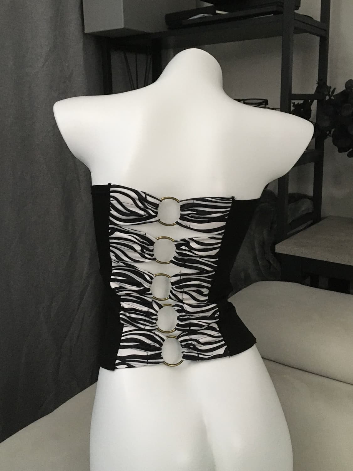 ༒ Zebra Ring Top 상품이미지4