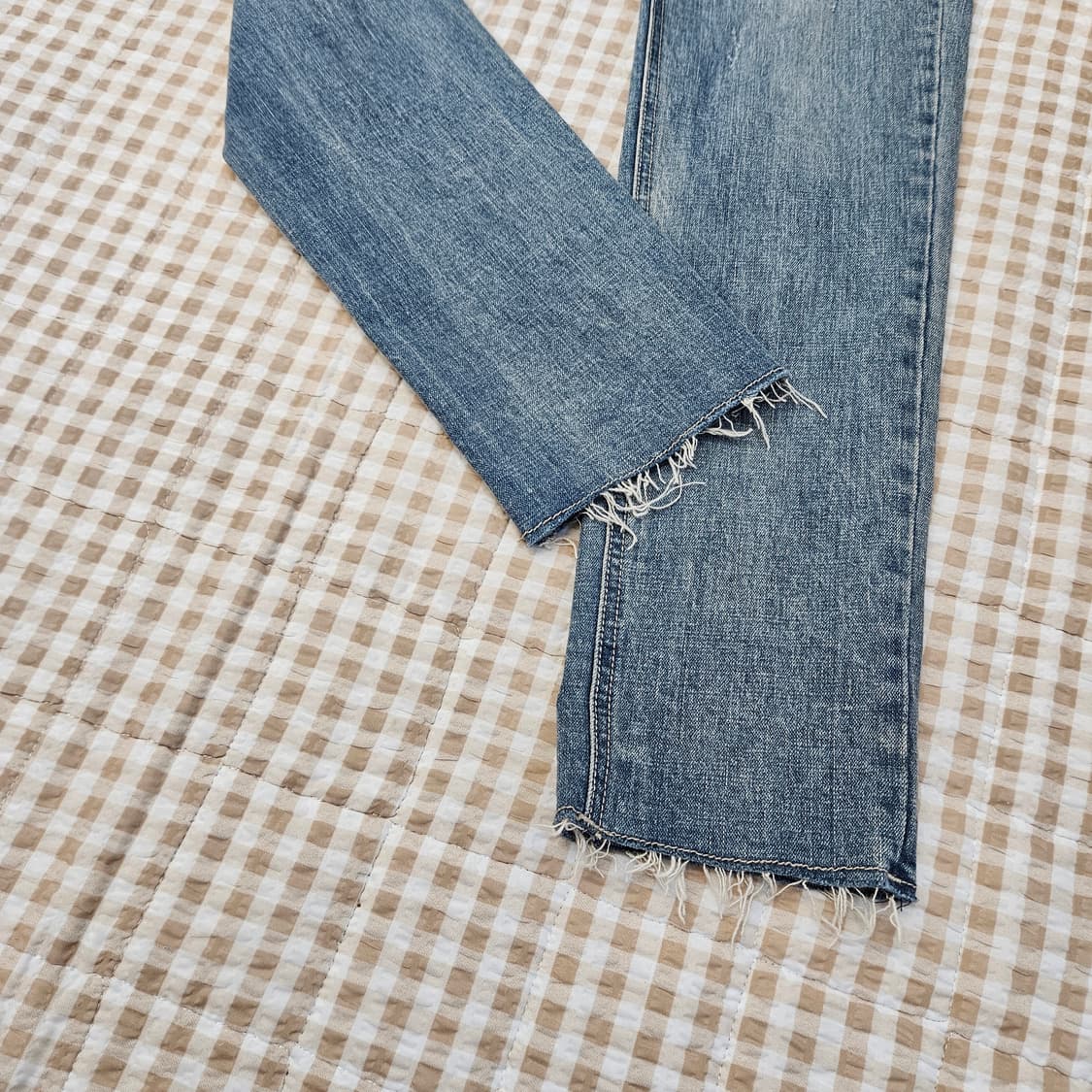 플랙 스키니핏 스판 청바지 남자32 상품이미지4