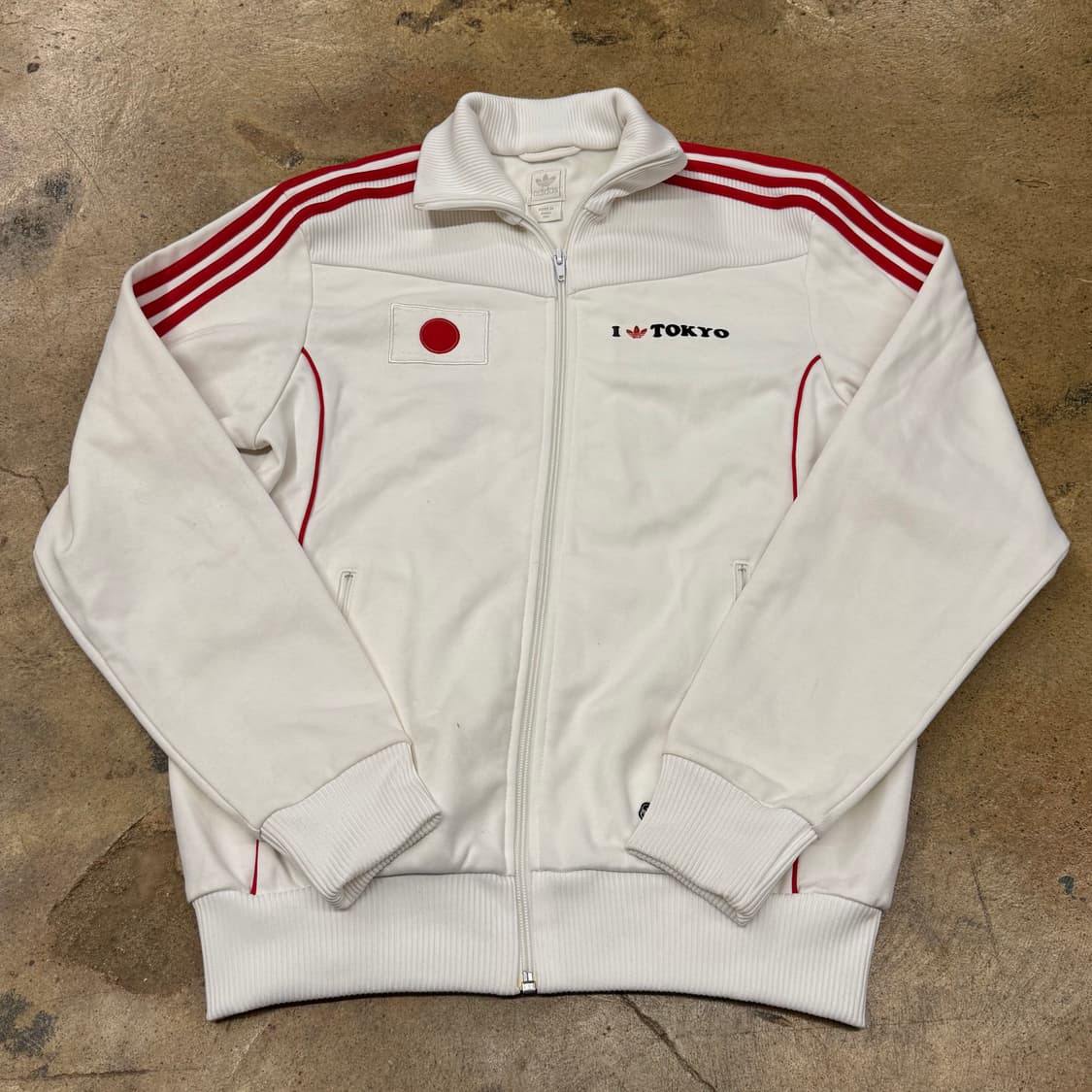 아디다스 흰빨 도쿄 져지 트랙탑 100 상품이미지2