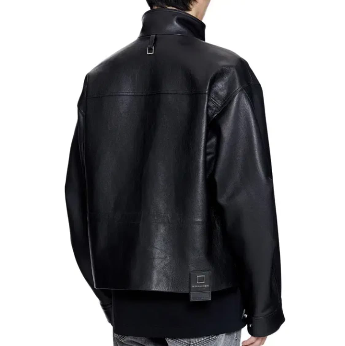 우영미 램스킨 레더 자켓 상품이미지2