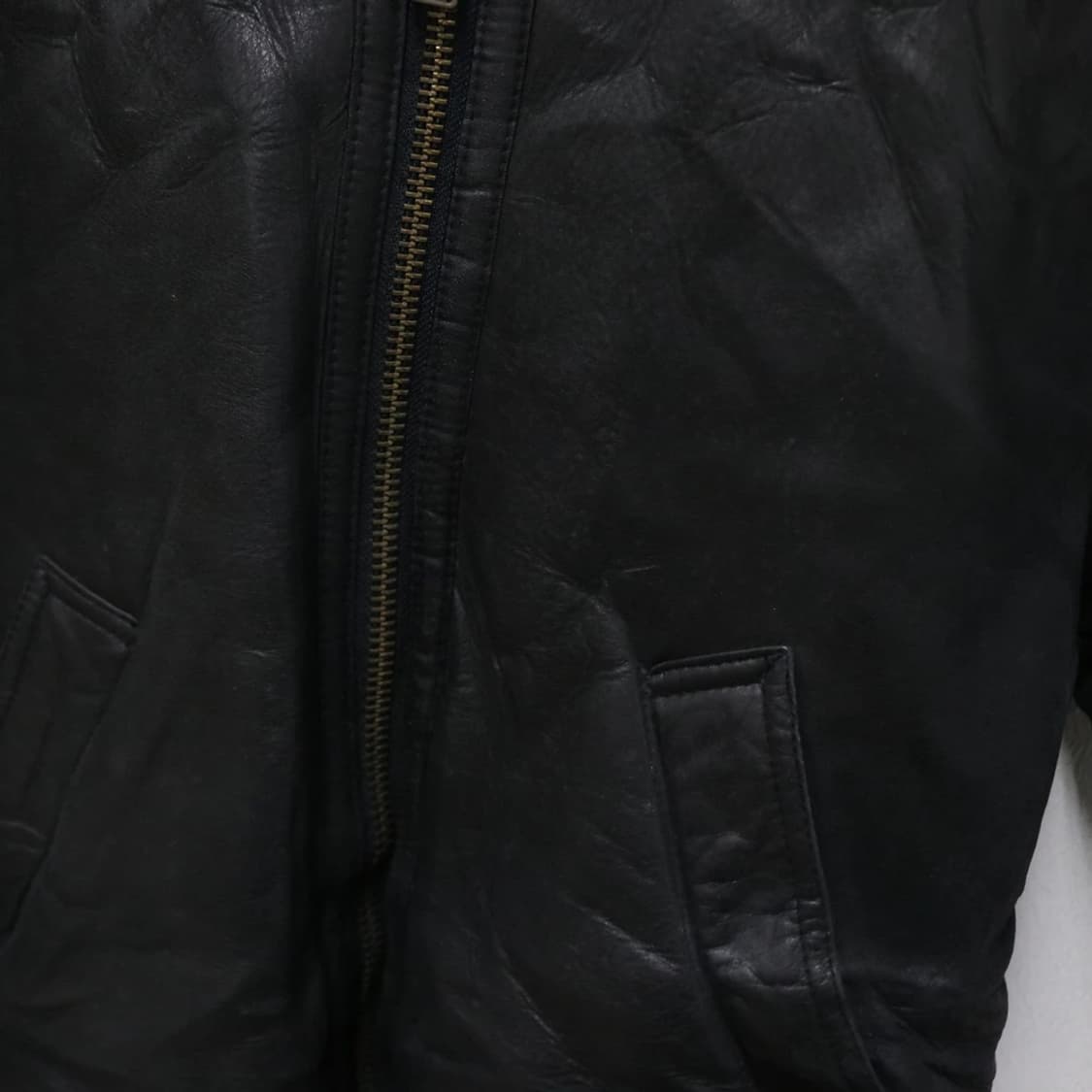 SUNTORY BOSS COFFEE 소가죽 무스탕 자켓 64768 상품이미지6