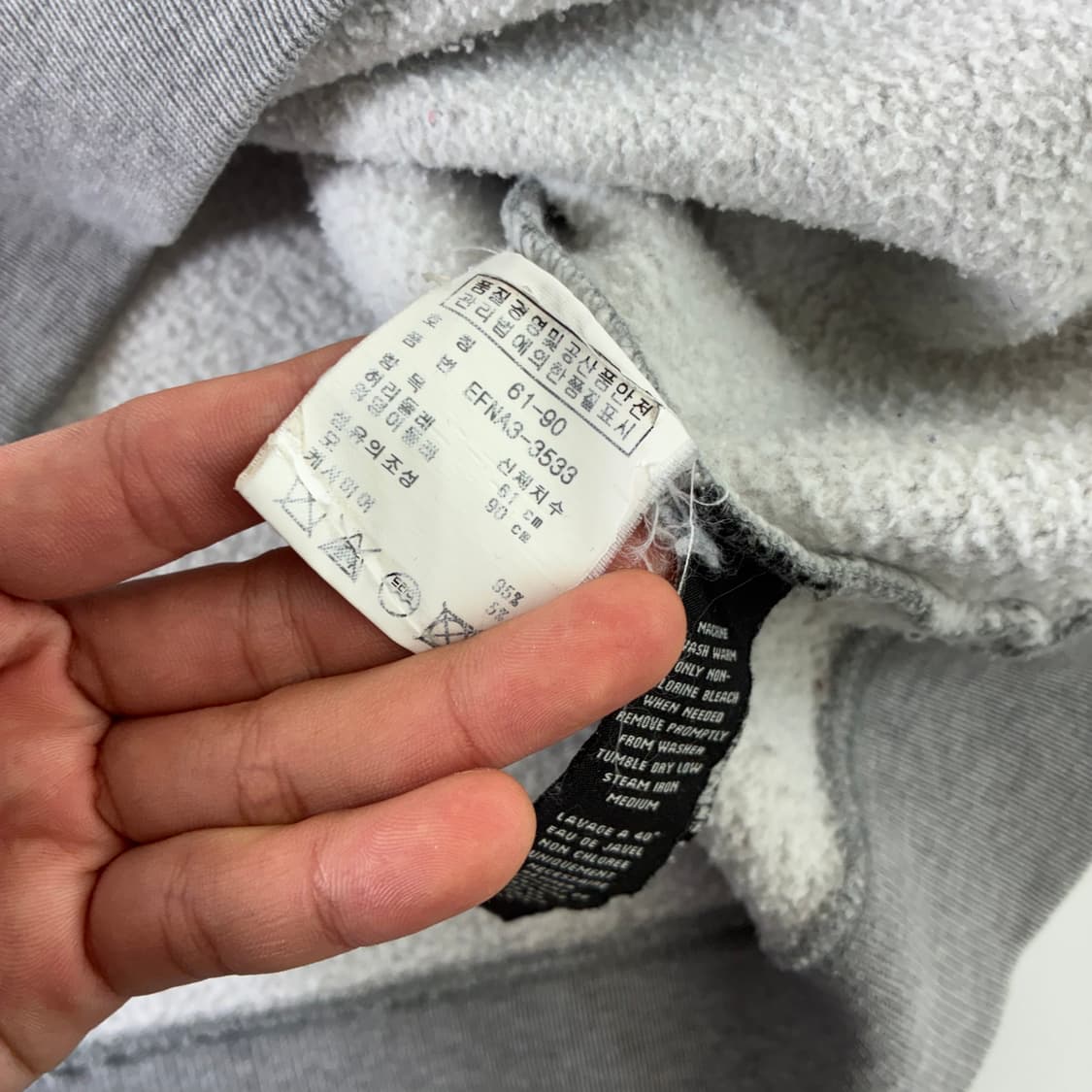 Polo jeans 폴로 진스 라인 그런지 스펠 자수 맨투맨 상품이미지5