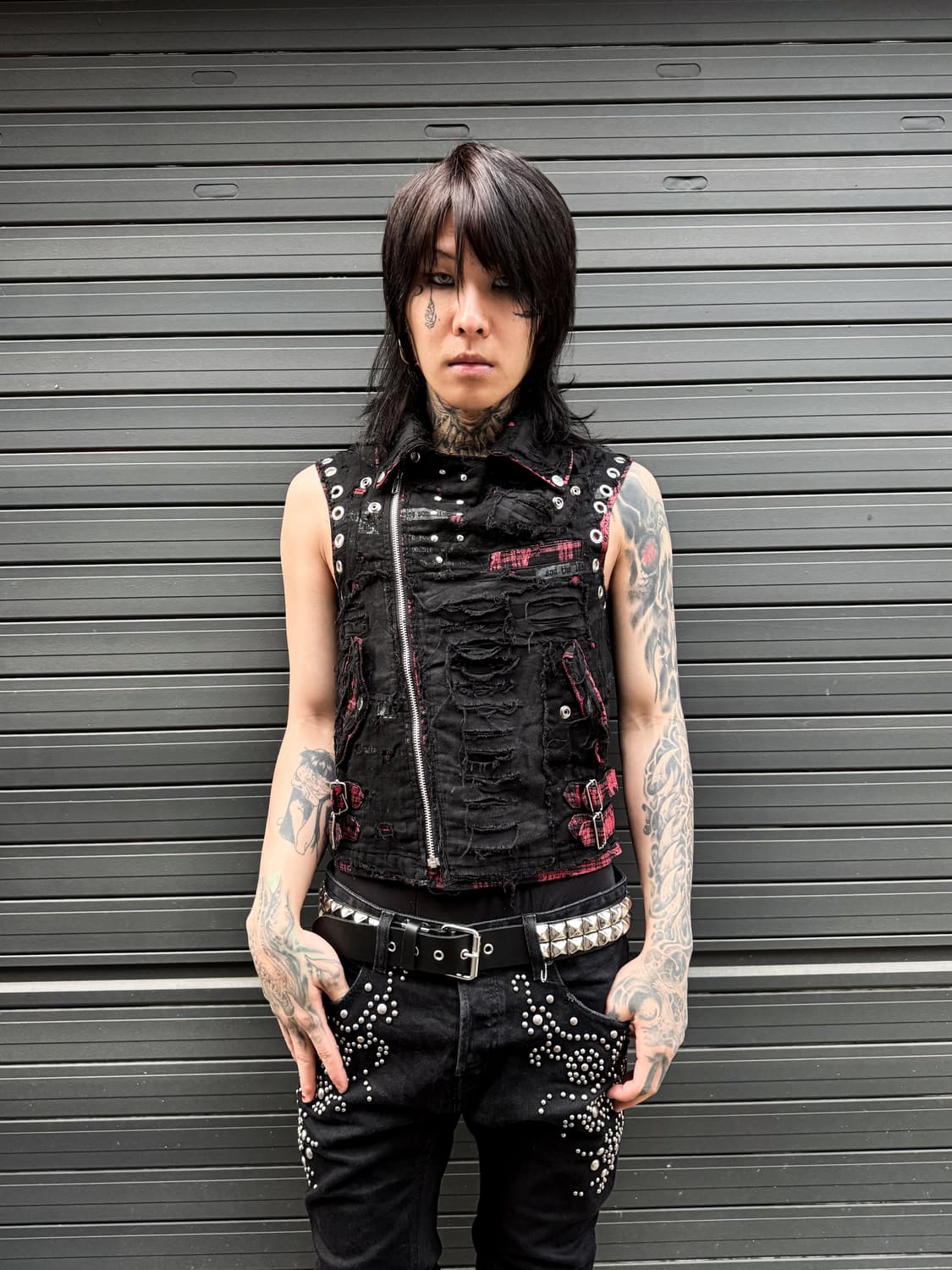 H.NAOTO ANARCHYISM for PLUS Distressed  상품이미지1