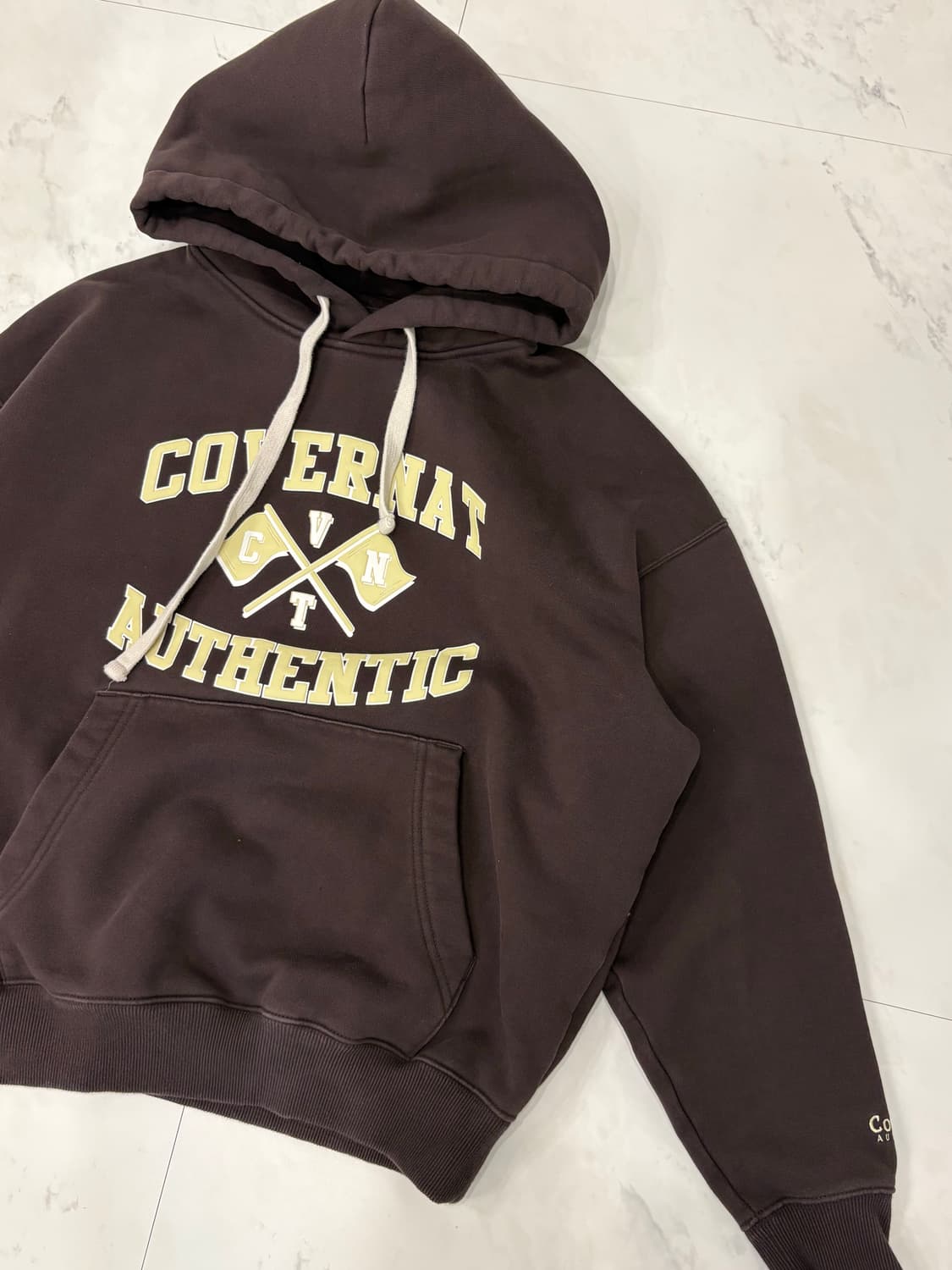 covernat flag arch drop fit hoddie 상품이미지2