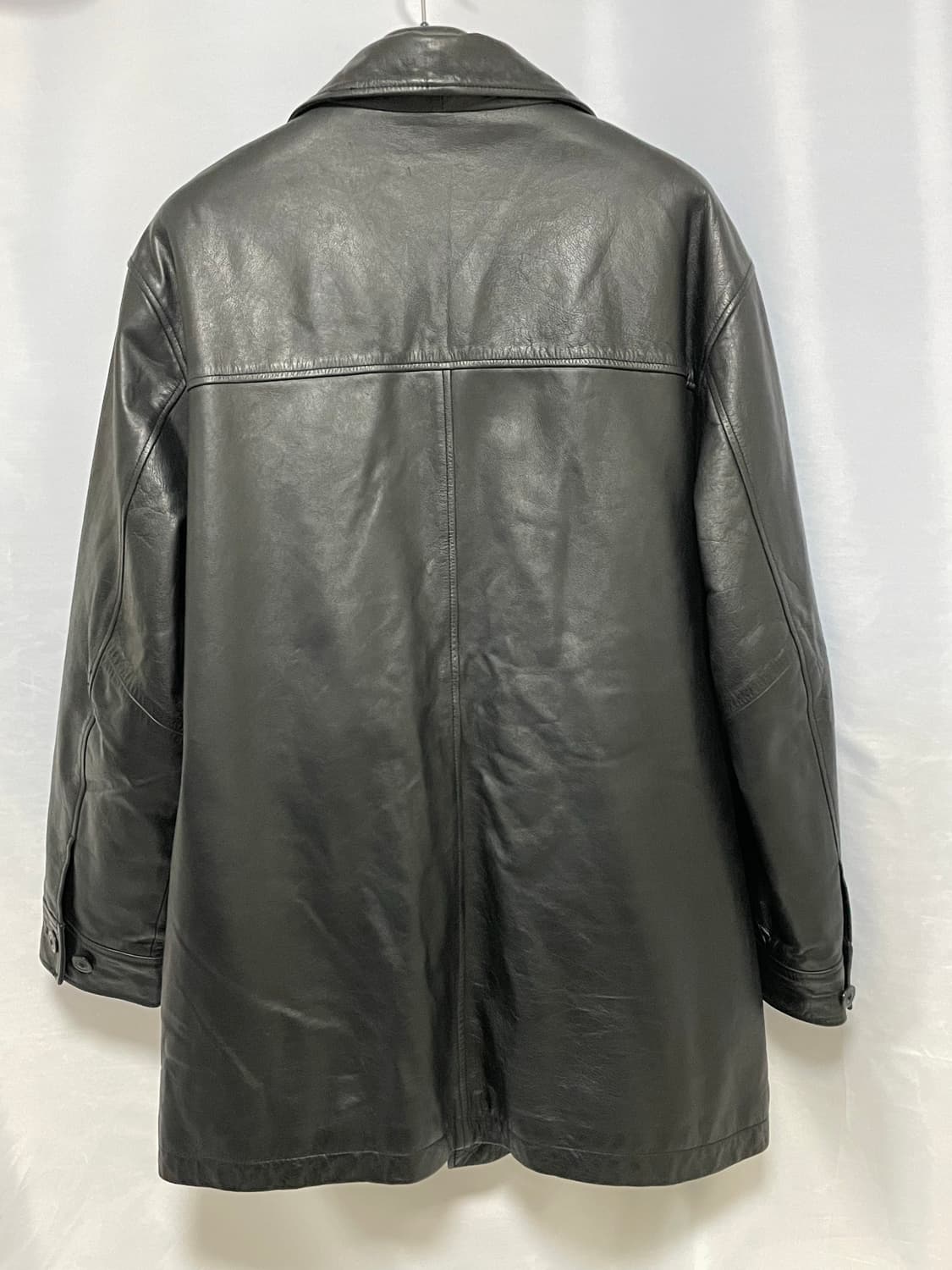 [D.O Archives] 90s 올드갭 레더 카코트 블랙(L) 상품이미지5