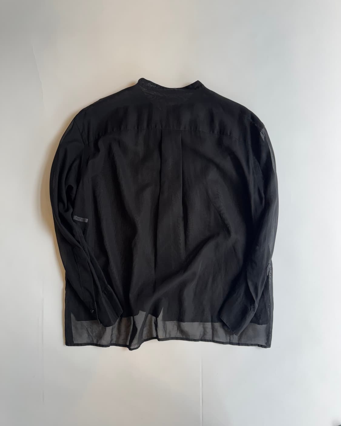United Arrows Sheer Black Blouse 상품이미지2