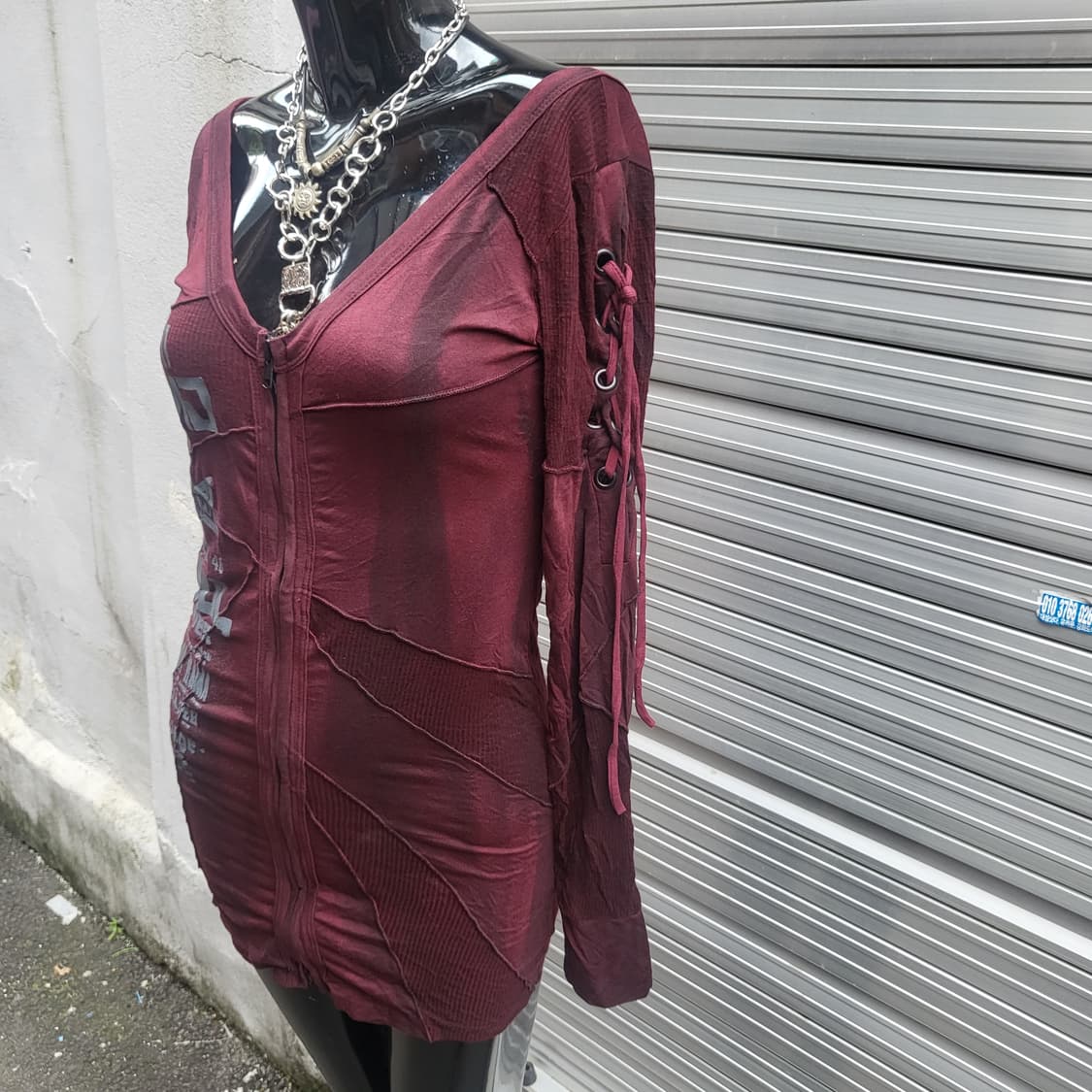 salvage long-sleeved zip-up top  상품이미지3
