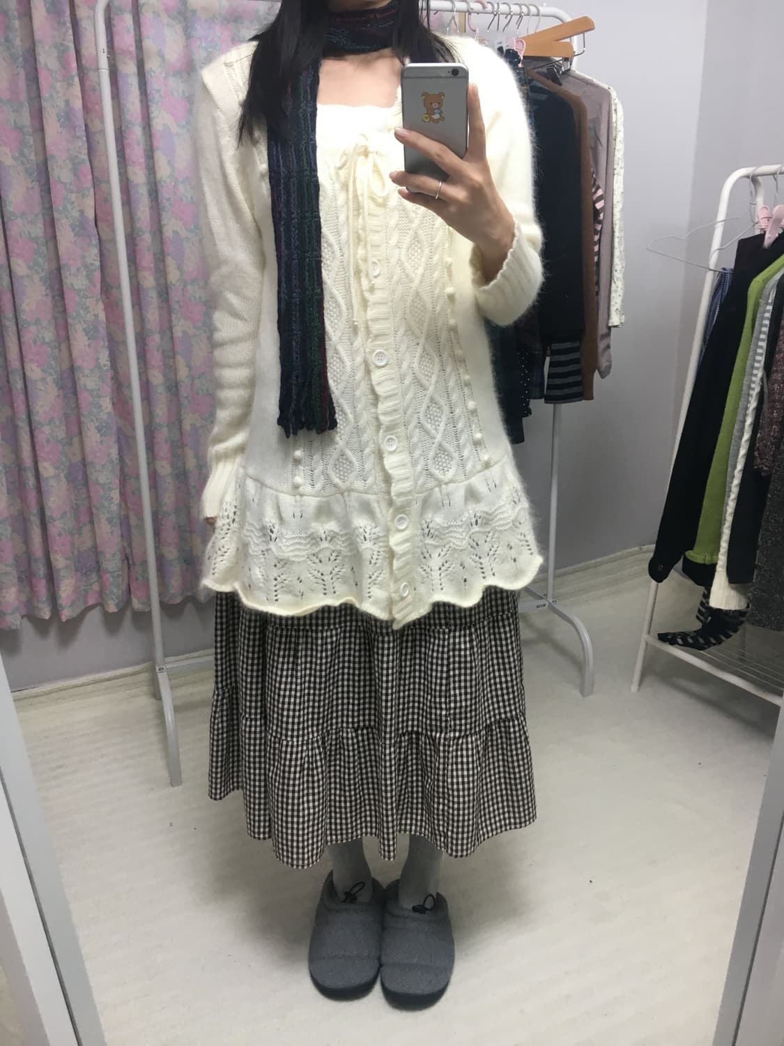 다채색 태슬 머플러 상품이미지3