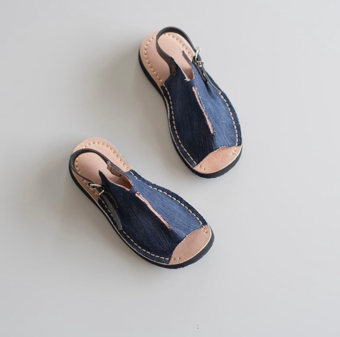Quilp Denim / Leather Sandal 상품이미지3