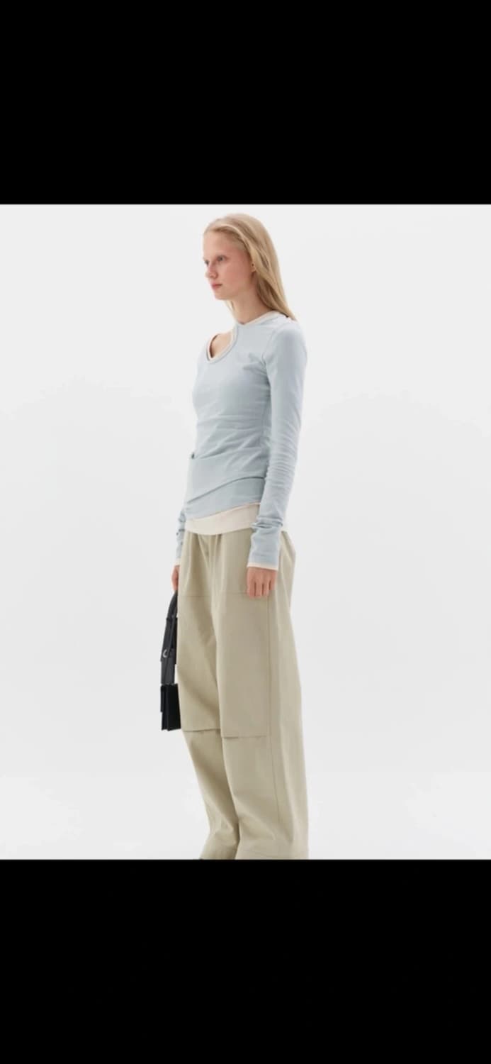 로우 클래식 커브드 티셔츠 M 상품이미지4