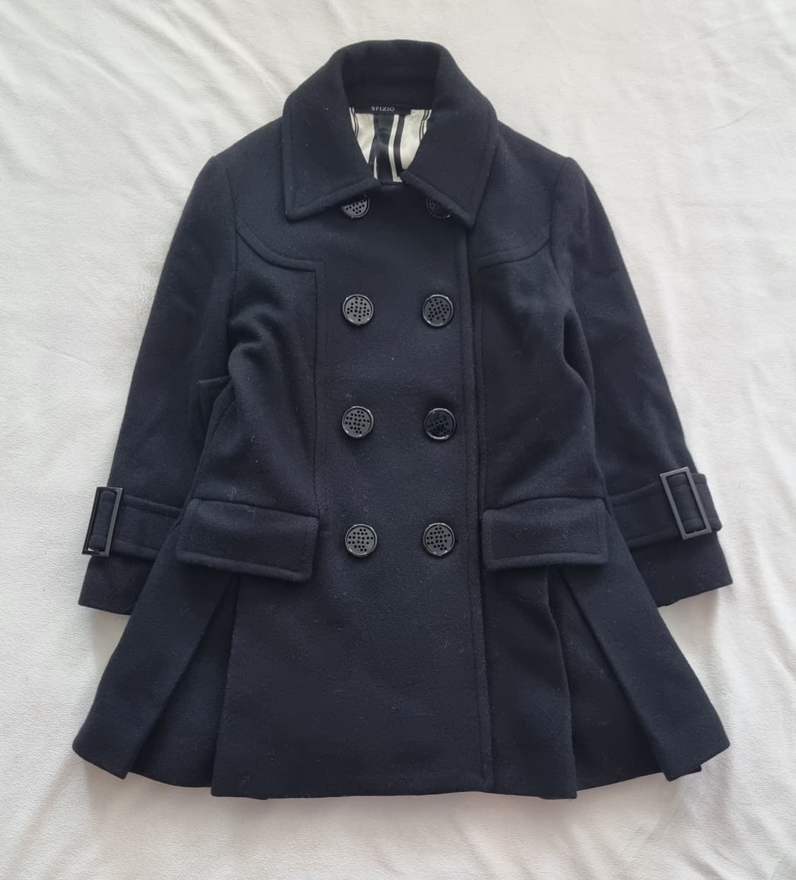 빈티지 갸루 오리엔탈 긱시크 블랙 코트 상품이미지1