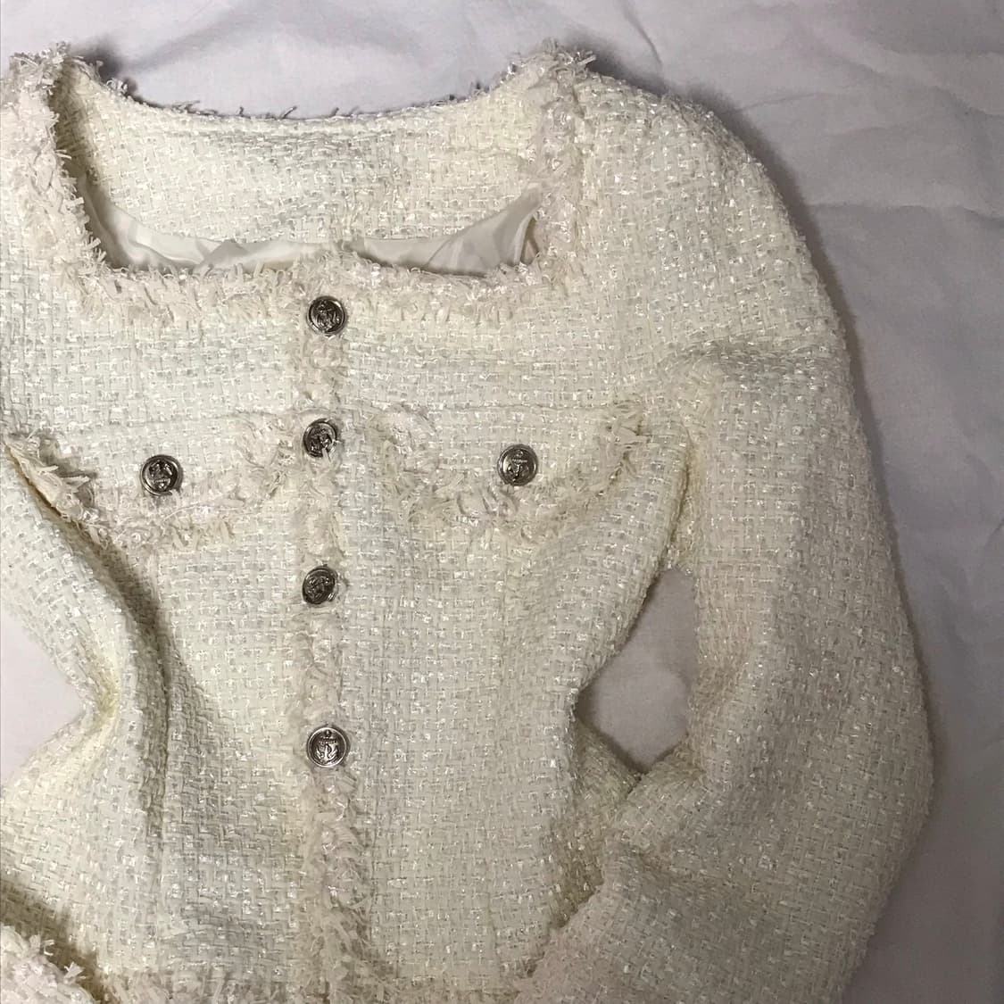 빈티지 슬림핏 트위드 자켓 상품이미지1