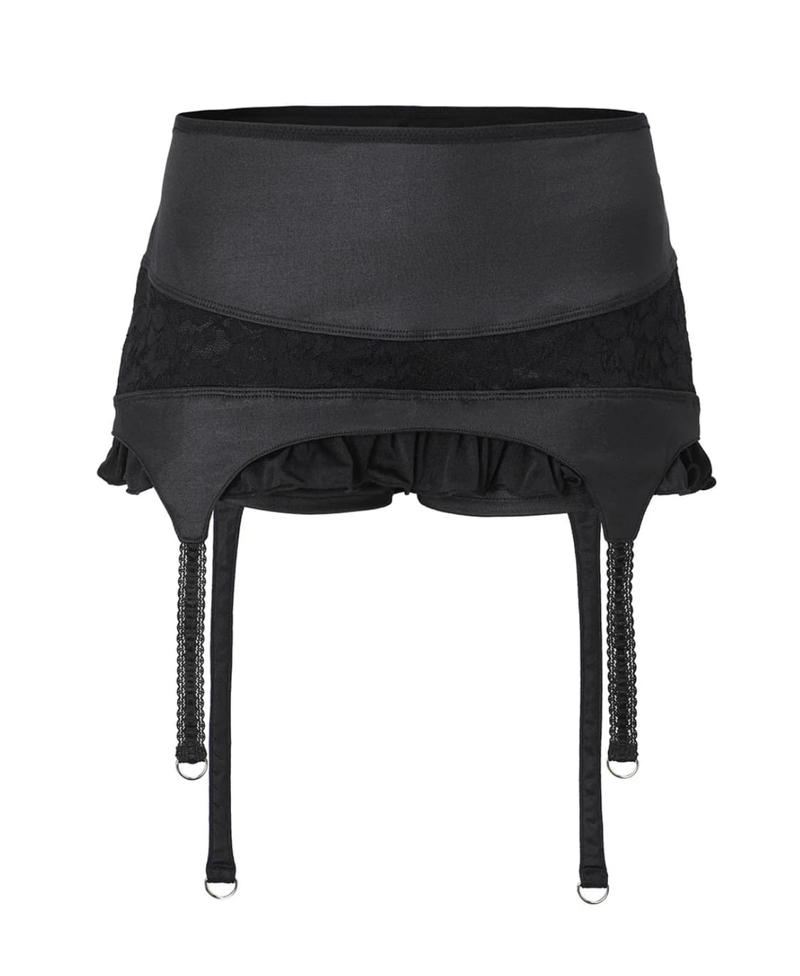 Lace garter skirt 블랙 M 상품이미지1