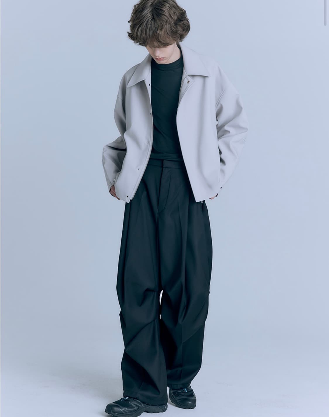 아르반 투웨이 스냅 블루종 자켓  1사이즈 상품이미지3