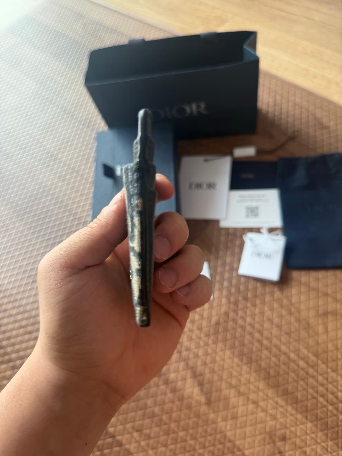 디올 오블리크 자카드 카드지갑 (풀박스 새상품) 상품이미지5