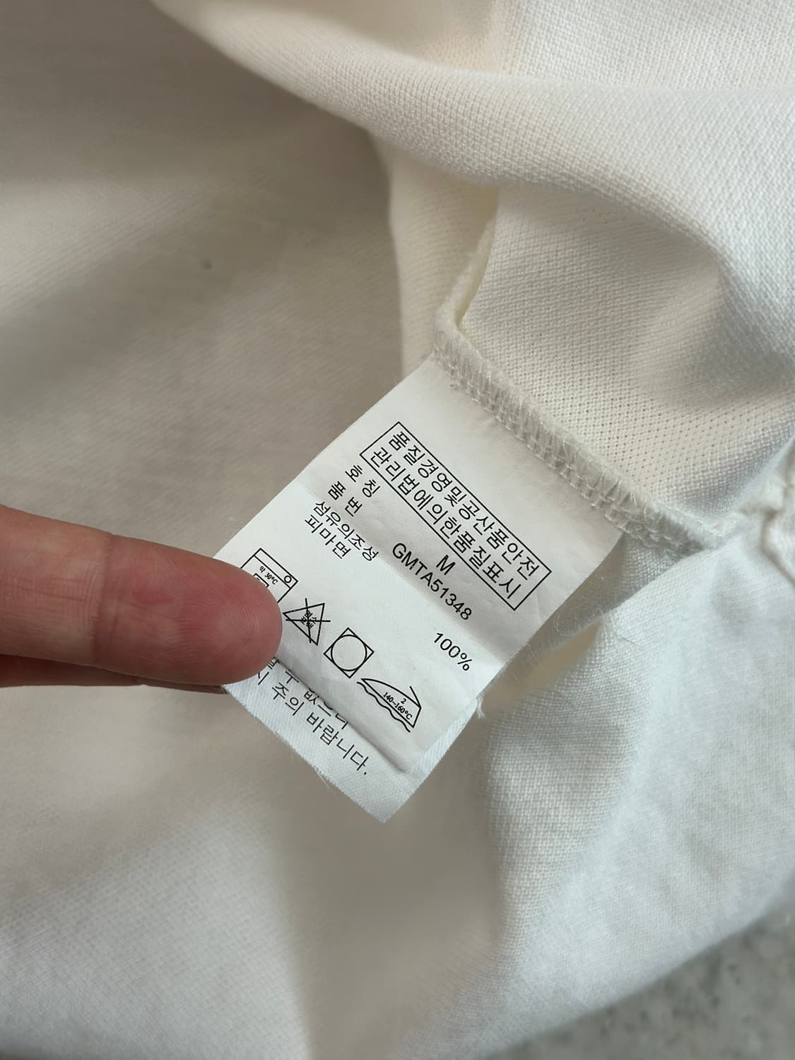 폴로 골프 빅로고 화이트 카라 티셔츠  상품이미지6