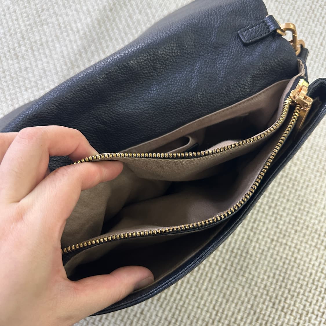 실측확인 쿠론 재키 누보 크로스백 0409D 상품이미지4