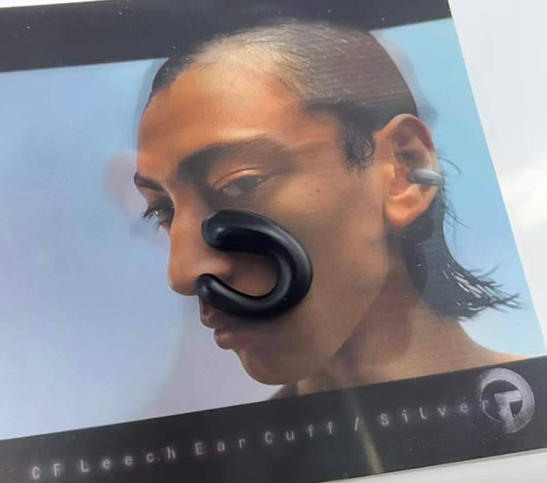 (OS) 컴퓨터포맷 CF 리치 이어커프 다크 블랙 상품이미지2