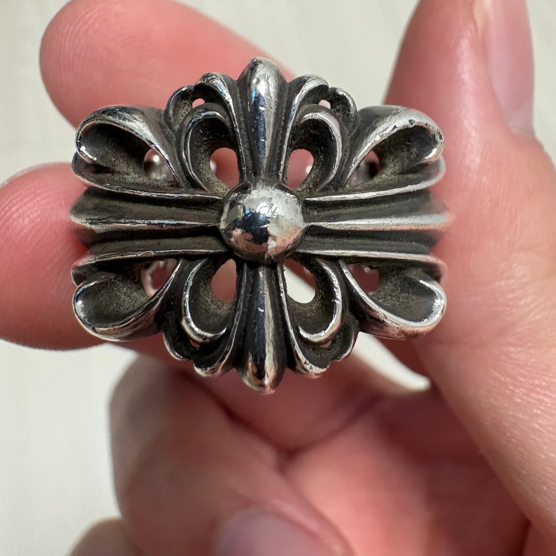 크롬하츠 더블 플로랄 링 us 10.5 반지 상품이미지2