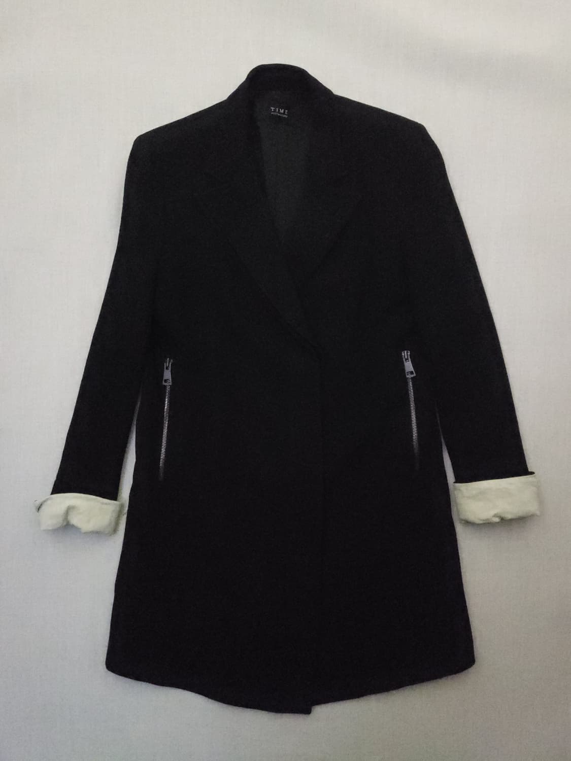 TIME 타임 블랙 코트 s 상품이미지1