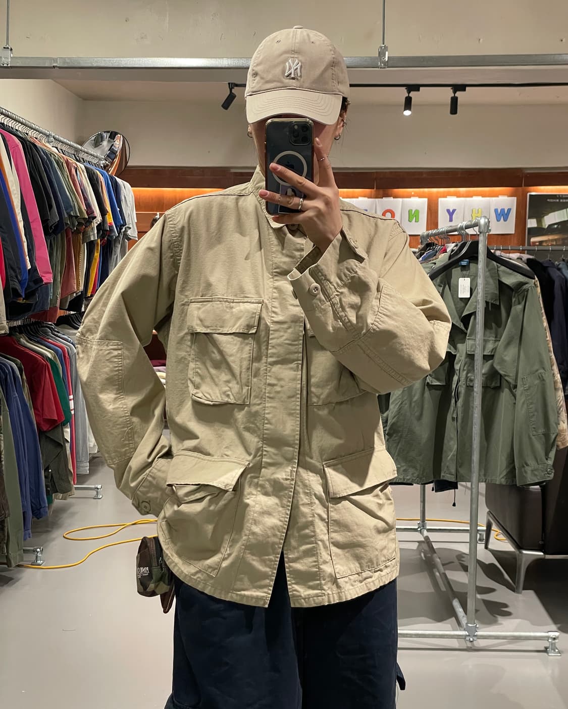 빈티지 밀리터리 BDU 야상 필드 자켓 상품이미지1